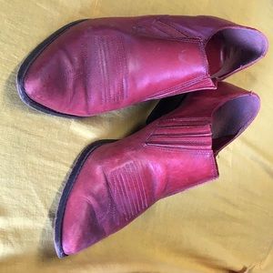 Neil Stephen Collection Red ankle bootie